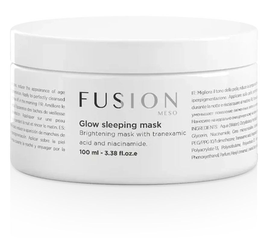 Glow sleeping mask