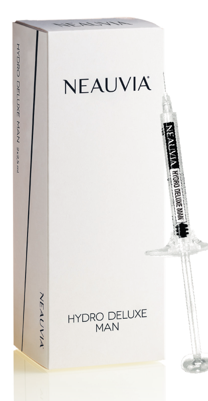 Neauvia Hydro Deluxe Man — caja y jeringa