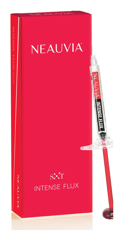 Neauvia Intense Flux — caja y jeringa