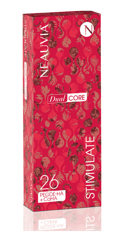 Neauvia Stimulate — caja, packaging Dual Core