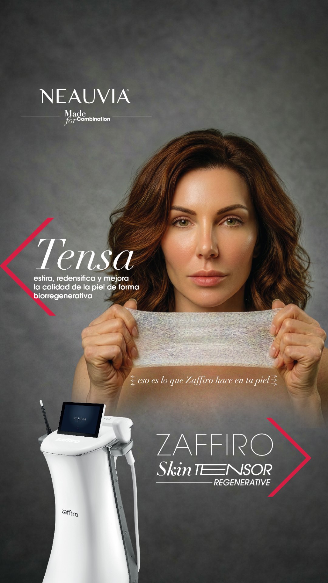 Pieza de campaña "Tensa" asociada a Zaffiro